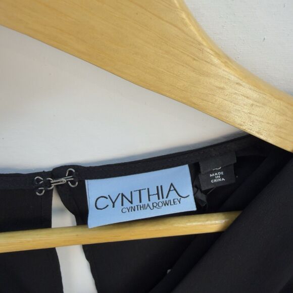 NWT Cynthia Rowley Black Jumpsuit Size Medium (10) - Picture 7 of 9